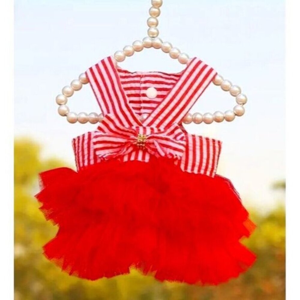 Red Pet Dog Cat‎ Dress XL NWOT